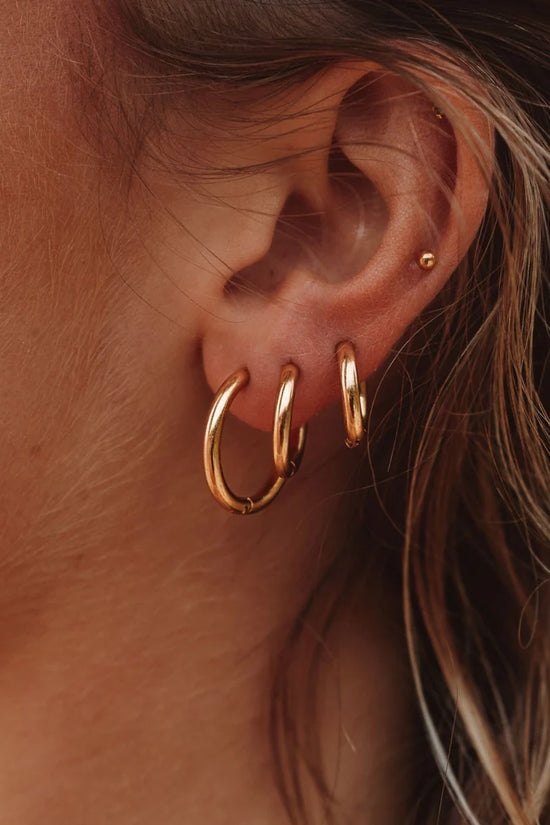 Open Rope Hoop Earrings