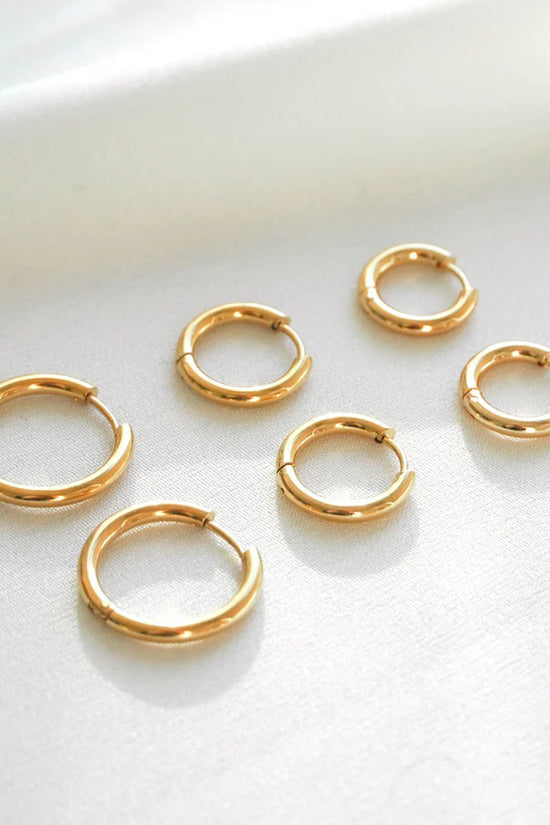 Open Rope Hoop Earrings